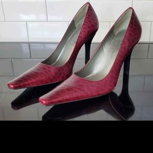 Red BCBG Heels